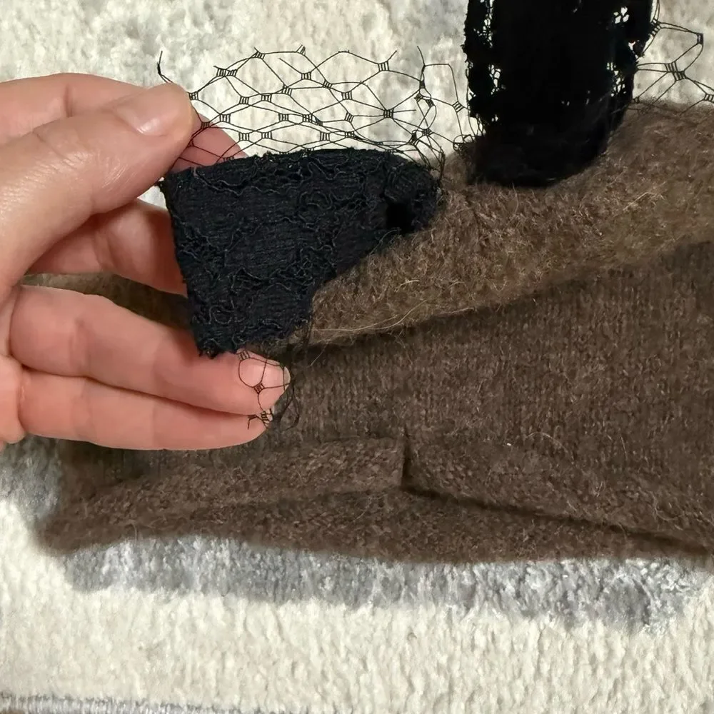 Hat Artist Dessiner Made in Italy Alpaca Wool Knit Beanie NWOT